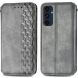 Чохол Deexe Rhombus Wallet для Samsung Galaxy A16 (A165) - Grey