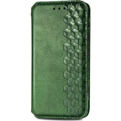 Чохол Deexe Rhombus Wallet для Samsung Galaxy S26 FE - Green