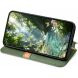 Чохол Deexe Rhombus Wallet для Samsung Galaxy S26 FE - Green