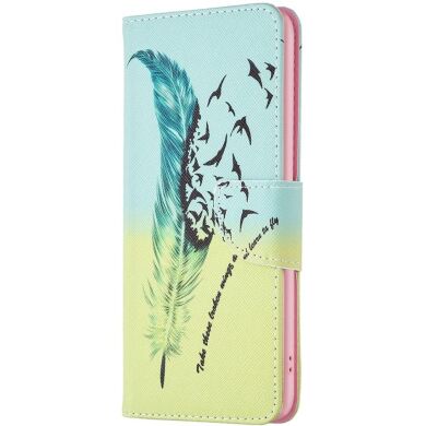 Чехол-книжка Deexe Color Wallet для Samsung Galaxy A16 (A165) - Feather and Birds