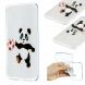 Силиконовый (TPU) чехол Deexe Pretty Glossy для Samsung Galaxy A30 (A305) / A20 (A205) - Panda Playing Football. Фото 1 из 5