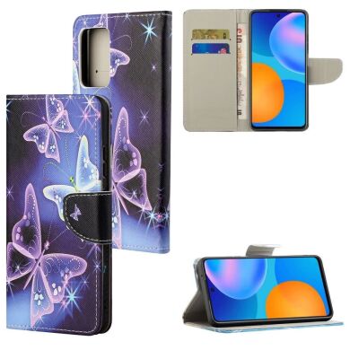 Чохол-книжка Deexe Color Wallet для Samsung Galaxy A33 - Sparkling Butterflies