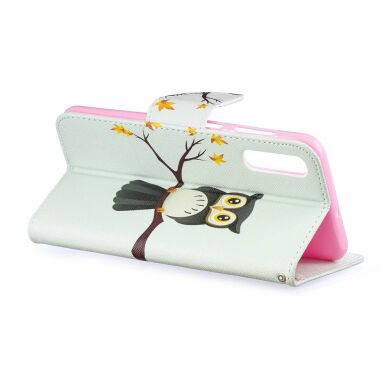 Чохол-книжка Deexe Color Wallet для Samsung Galaxy A50 (A505) / A30s (A307) / A50s (A507) - Owl on the Branch