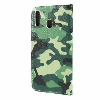 Чохол-книжка Deexe Color Wallet для Samsung Galaxy M20 (M205) - Camouflage