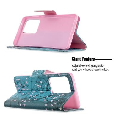 Чохол-книжка Deexe Color Wallet для Samsung Galaxy S20 Ultra (G988) - Flower Branches