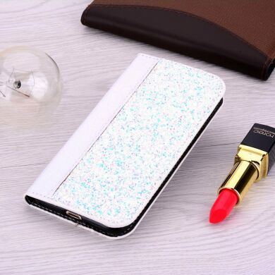 Чохол-книжка Deexe Glittery Crocodile для Samsung Galaxy A40 (А405) - White
