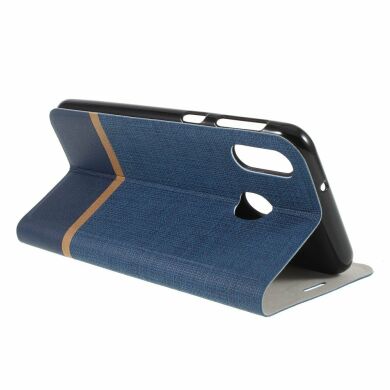 Чохол-книжка Deexe Lines Texture для Samsung Galaxy M20 (M205) - Blue