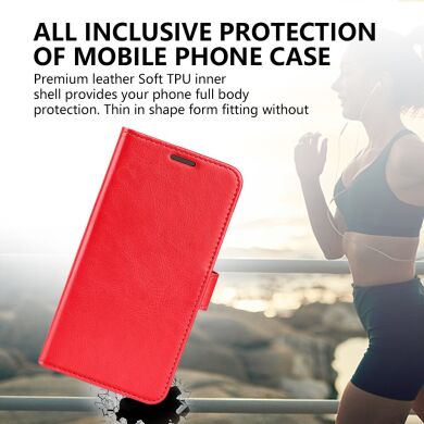 Чехол-книжка Deexe Wallet Style для Samsung Galaxy A07 (A075) - Red
