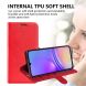 Чехол-книжка Deexe Wallet Style для Samsung Galaxy A07 (A075) - Red. Фото 7 из 9