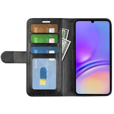 Чехол-книжка Deexe Wallet Style для Samsung Galaxy A07 (A075) - Black