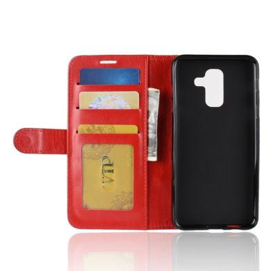 Чохол-книжка Deexe Wallet Style для Samsung Galaxy A6+ 2018 (A605) - Red