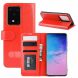 Чехол-книжка Deexe Wallet Style для Samsung Galaxy S20 Ultra (G988) - Red. Фото 1 из 8