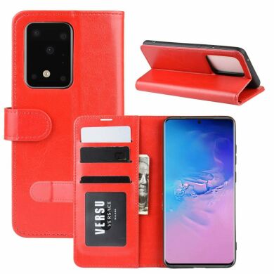 Чехол-книжка Deexe Wallet Style для Samsung Galaxy S20 Ultra (G988) - Red