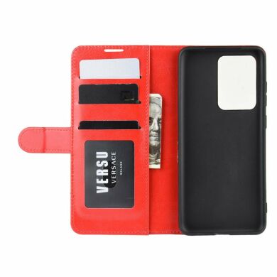 Чехол-книжка Deexe Wallet Style для Samsung Galaxy S20 Ultra (G988) - Red