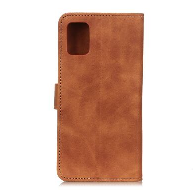 Чехол-книжка KHAZNEH Retro Wallet для Samsung Galaxy A02s (A025) - Brown