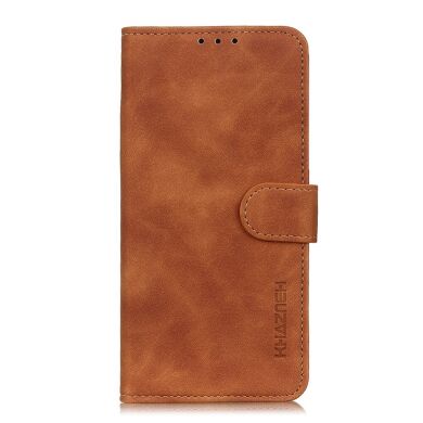 Чехол-книжка KHAZNEH Retro Wallet для Samsung Galaxy A02s (A025) - Brown