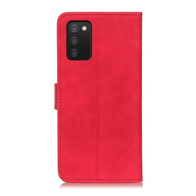 Чохол-книжка KHAZNEH Retro Wallet для Samsung Galaxy A03s (A037) - Red