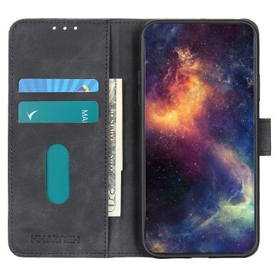 Чехол-книжка KHAZNEH Retro Wallet для Samsung Galaxy A57 (A576) - Black