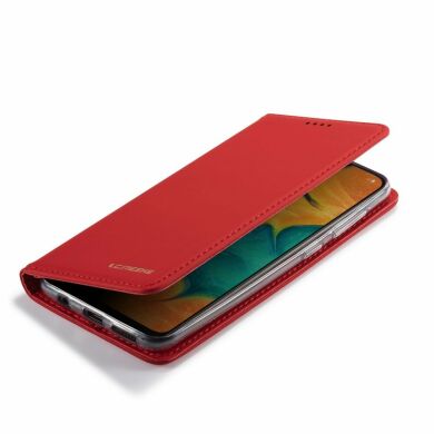 Чехол-книжка LC.IMEEKE LC-002 для Samsung Galaxy A30 (A305) / A20 (A205) - Red