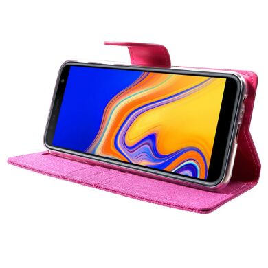Чохол-книжка MERCURY Canvas Diary для Samsung Galaxy J4+ (J415), Rose