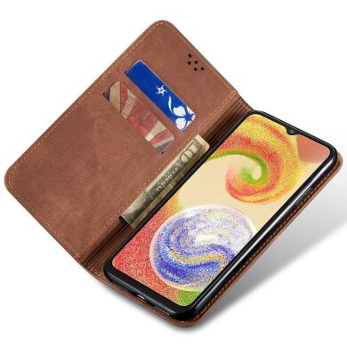 Чехол-книжка UniCase Jeans Wallet для Samsung Galaxy A06 (A065) - Coffee