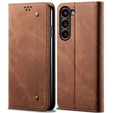 Чохол-книжка UniCase Jeans Wallet для Samsung Galaxy S24 - Coffee