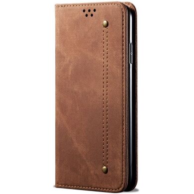 Чехол-книжка UniCase Jeans Wallet для Samsung Galaxy S25 (S931) - Coffee