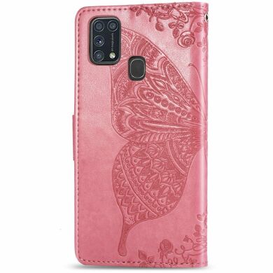 Чохол UniCase Butterfly Pattern для Samsung Galaxy M31 (M315) - Pink