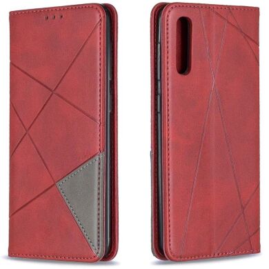 Чехол UniCase Geometric Pattern для Samsung Galaxy A50 (A505) / A30s (A307) / A50s - Red