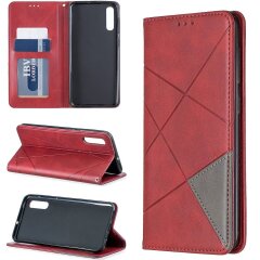 Чехол UniCase Geometric Pattern для Samsung Galaxy A50 (A505) / A30s (A307) / A50s - Red