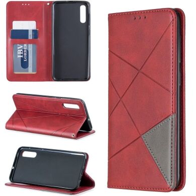 Чехол UniCase Geometric Pattern для Samsung Galaxy A50 (A505) / A30s (A307) / A50s - Red
