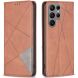 Чехол UniCase Geometric Pattern для Samsung Galaxy S25 Ultra (S938) - Brown. Фото 1 из 6