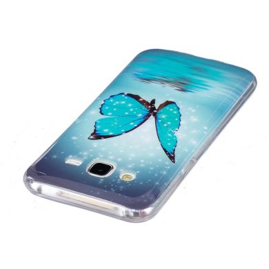 Силиконовый (TPU) чехол Deexe LumiCase для Samsung Galaxy J5 (J500) - Blue Butterfly