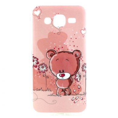 Силиконовая накладка Deexe Life Style для Samsung Galaxy J7 (J700) / J7 Neo (J701) - Sweet Pattern