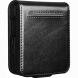 Кожаный чехол QIALINO Classic Case (FF) для Samsung Galaxy Flip 8 - Black. Фото 5 из 12