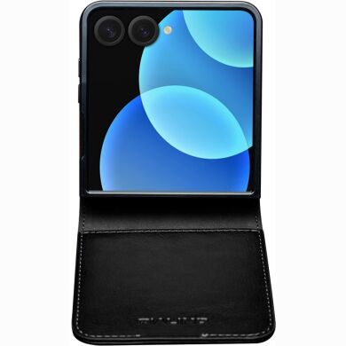 Кожаный чехол QIALINO Classic Case (FF) для Samsung Galaxy Flip 8 - Black