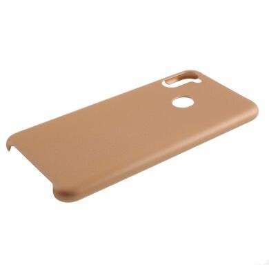 Пластиковый чехол Deexe Hard Shell для Samsung Galaxy A11 (A115) - Gold