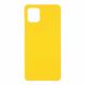 Пластиковый чехол Deexe Hard Shell для Samsung Galaxy A71 (A715) - Yellow. Фото 1 из 5