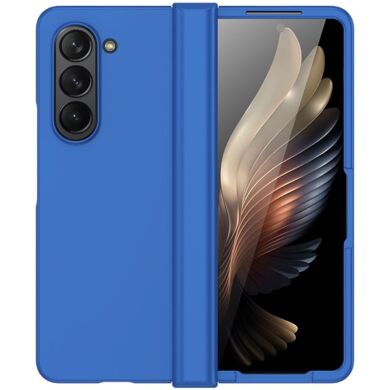 Пластиковий чохол Deexe Hinge Case для Samsung Galaxy Fold 6 - Dark Blue