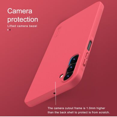 Пластиковий чохол NILLKIN Frosted Shield для Samsung Galaxy A25 (A256) - Red