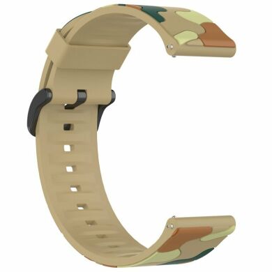 Ремінець Deexe Army Style для Samsung Galaxy Watch 3 (45mm) - Khaki