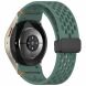 Ремешок Deexe Astra Strap для Samsung Galaxy Watch 4 / 4 Classic / 5 / 5 Pro / 6 / 6 Classic / 7 / FE - Olive Green. Фото 1 из 7