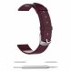 Ремешок Deexe Classic Style для Samsung Watch Active / Active 2 40mm / Active 2 44mm - Wine Red. Фото 2 из 5