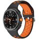Ремешок Deexe Dual Color для Samsung Galaxy Watch 8 (40/44mm) / 8 Classic - Black / Orange. Фото 2 из 6