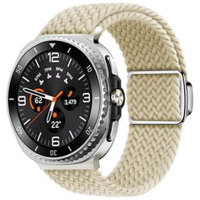 Ремешок Deexe Nylon Bracelet для Samsung Galaxy Watch 8 (40/44mm) / 8 Classic - Starlight