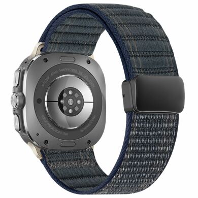 Ремінець Deexe Nylon Strap для Samsung Galaxy Watch Ultra (47mm) / Ultra (2025) - Dark Blue