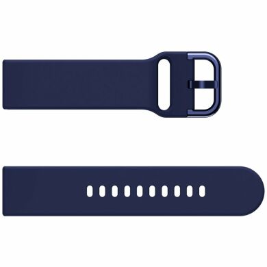 Ремінець Deexe Soft Silicone для годинників з шириною кріплення 20мм - Blue