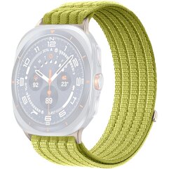 Ремешок Deexe Soft Weave для Samsung Galaxy Watch Ultra (47mm) / Ultra (2025) - Light Green