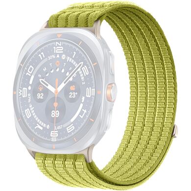 Ремешок Deexe Soft Weave для Samsung Galaxy Watch Ultra (47mm) / Ultra (2025) - Light Green