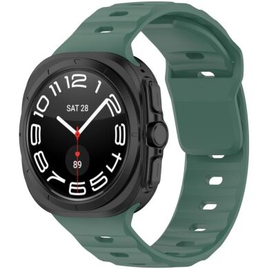 Ремешок Deexe Sport Series для Samsung Galaxy Watch Ultra (47mm) - Dark Green